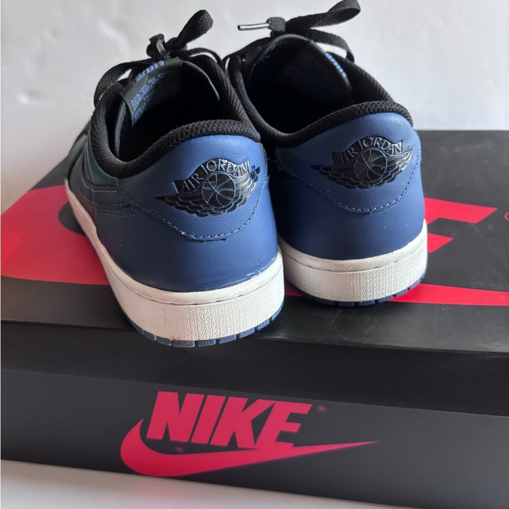 Jordan 1 Retro Low OG Mystic Navy Mens Size 13 CZ0790-041 Nike Sneakers - Picture 3 of 11
